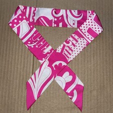 HERMES TWILLY Silk SCARF White