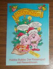 Seltene Werbung HUBBA BUBBA - Der lustige Advents-Rubbel-Kalender 1989