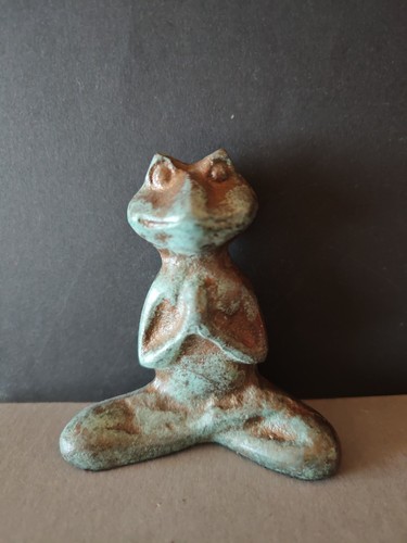 Meditierende frosch kröte - meditierende,