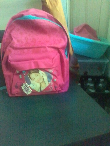 Kleiner rosa violetta rucksack - rosa,
