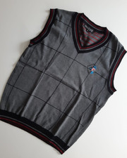 Herren V-Pullunder KAP68 "Made in Spain" Farbe Grau Grösse (L) 100% Baumwolle