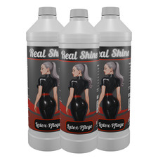 Latexpflege Silikonöl Anziehhilfe 3 x 1 liter Realshine dermatologisch getestet