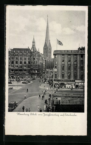 Hamburg blick vom - ak,