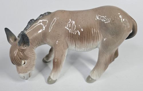 Lladro stehender esel isst - stehender,