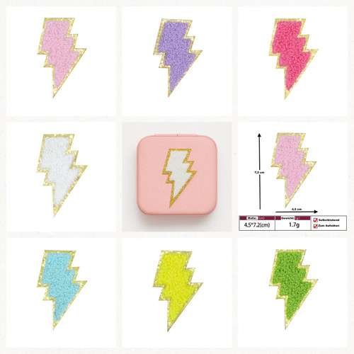 Blitz patches aufkleber - patches,