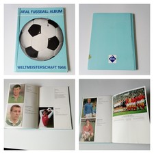 ARAL FUSSBALL-ALBUM WELTMEISTERSCHAFT  1966 Nicht komplett