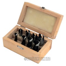 8 STÜCK HOLZSTECKER LOCHSCHNEIDER SET DÜFFELMASCHINE SCHNEIDWERKZEUGE 10 mm SCHAFTBOHRER BITS