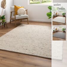 Handweb Teppich Benin aus 100% Schurwolle - beidseitig verwendbar