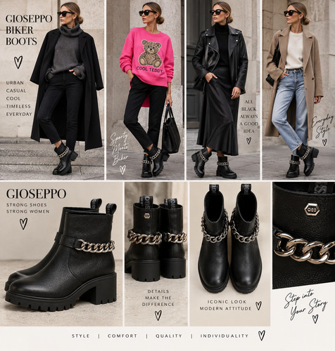 Gioseppo biker boots mit - gioseppo,