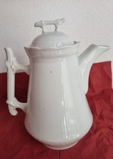 Antike große Kaffeekanne Porzellan, 1800ml, Anfang 20.Jhd