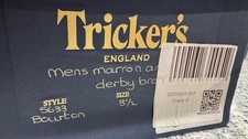 Tricker's 42,5  UK 8,5 Schnürschuhe Halbschuhe Bourton Marron NEU UVP 645 Euro