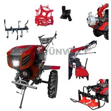 Motorhacke Weima WM1100BE Set 9PS Diesel Kreiselmäher Wasserpumpe Bodenfräse TOP