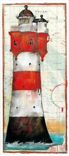 Kunstdruck - Leuchtturm "ROTER