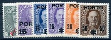 ÖSTERREICH PORTO 1916 58-63 ** POSTFRISCH TADELLOS SATZ(49163