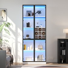 Weiß Vitrine Glasvitrine