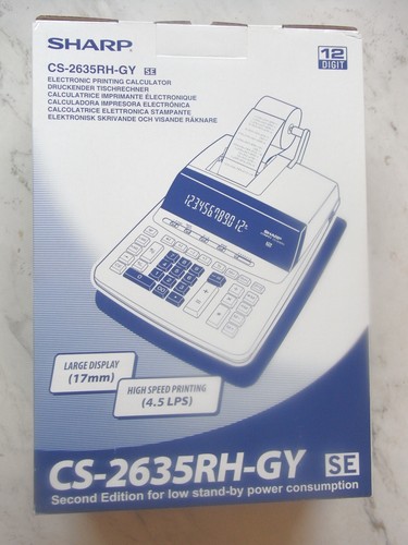 Sharp 2635 tischrechner - sharp, cs