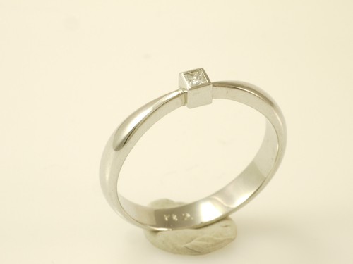 Platin ring groesse mit - groesse, 54