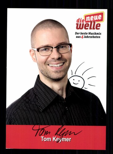 Tom keymer autogrammkarte - tom,