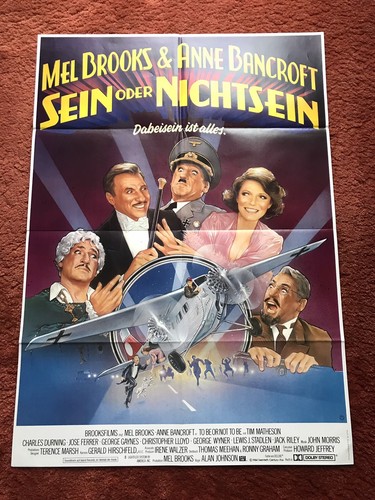 Sein oder nichtsein kinoplakat - nichtsein,