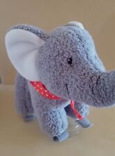 TCM TCHIBO Elefant ? Stofftier, Kuscheltier grau mit Halstuch und...