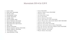 Marmeladen und gelee - marmeladen, gelee's
