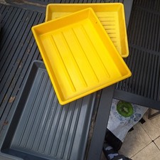 3x 30X40cm Foto Laborschalen  Entwicklungsschalen Tabletts 19492