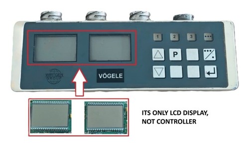 Wirtgen vogele lcd display - wirtgen,