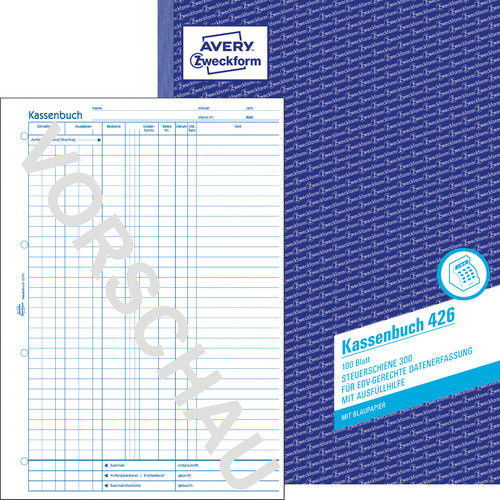Zweckform kassenbuch 426 - zweckform,