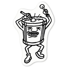 Aufkleber Sticker "Verrückte