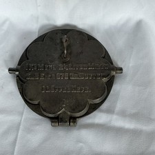 Antikes Waffeleisen Gusseisen