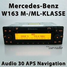 Original Mercedes Audio 30 APS W163 Navigationssystem M- ML-Klasse Navi CD Radio