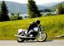 Ansichtskarte: Motorrad MZ ETZ