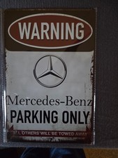 Blechschild Parking Only von