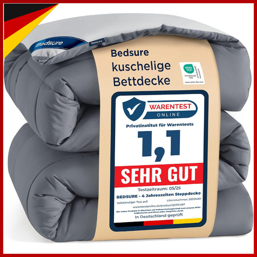 Bettdecke 135x200 waschbar - bettdecke,