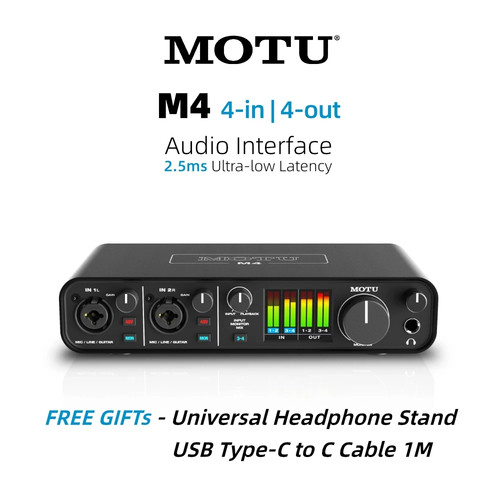 Motu professional usb c - m4, usb-c