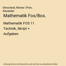 Mathematik Fos/Bos