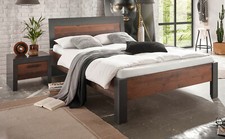 Bettanlage Bett Nachtschrank