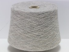 T23 (60€/kg) 1000g MOUSSE SOFT MERINO EFFEKT BOUCLÉ POLARGRAU (8) Zwirn Wolle