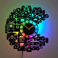 Gameruhr Kinderuhr mit LED Beleuchtung 