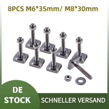 8x T-Nut Adapter Nutensteine