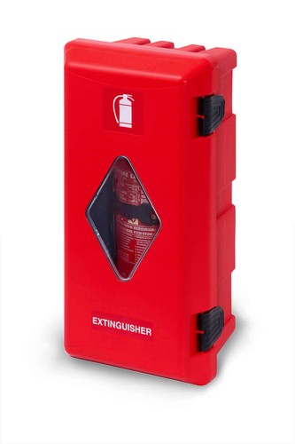 Feuerlöscherkasten rot kg - feuerlöscherkasten,
