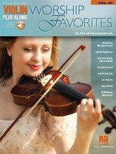 Noten Worship Favorites Violine Geige HL152534 incl. audiodownload-Code