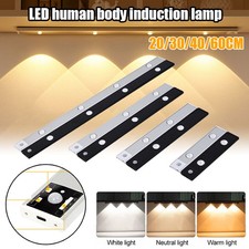 Dimmbar Unterbauleuchte 30-60CM LED Lichtleiste Bewegungsmelder Küche Schrank DE