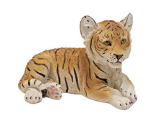 Tiger Baby Kind Katze Skulptur