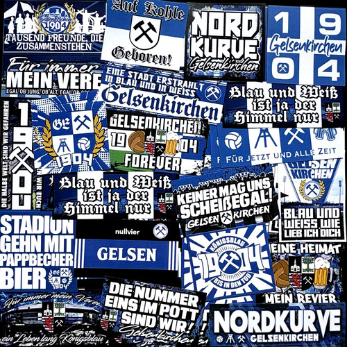 100 schalke ultra style - x,