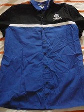 Yamaha Paddock Racing Hemd mit Sponsoren Applikationen Top Zustand