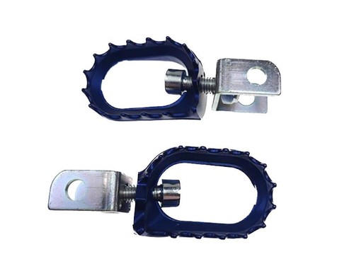 Enduro fußrasten satz blau - enduro,