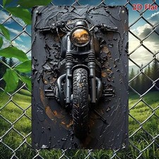 Blechschild Motorrad Motorbike