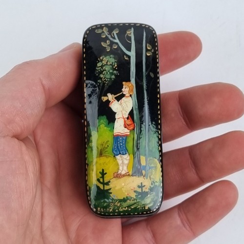 Signierte russische lackware - signierte,