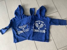 2 Stück Pullover Zwillinge Hoodie 110 116 Junge blau weiß H&M